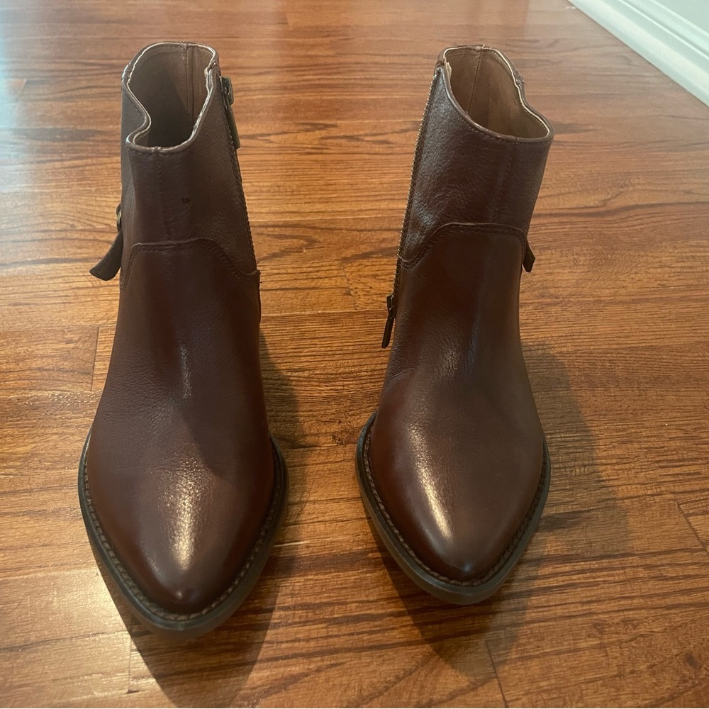 Lucky Brand Dark Brown Ankle Booties